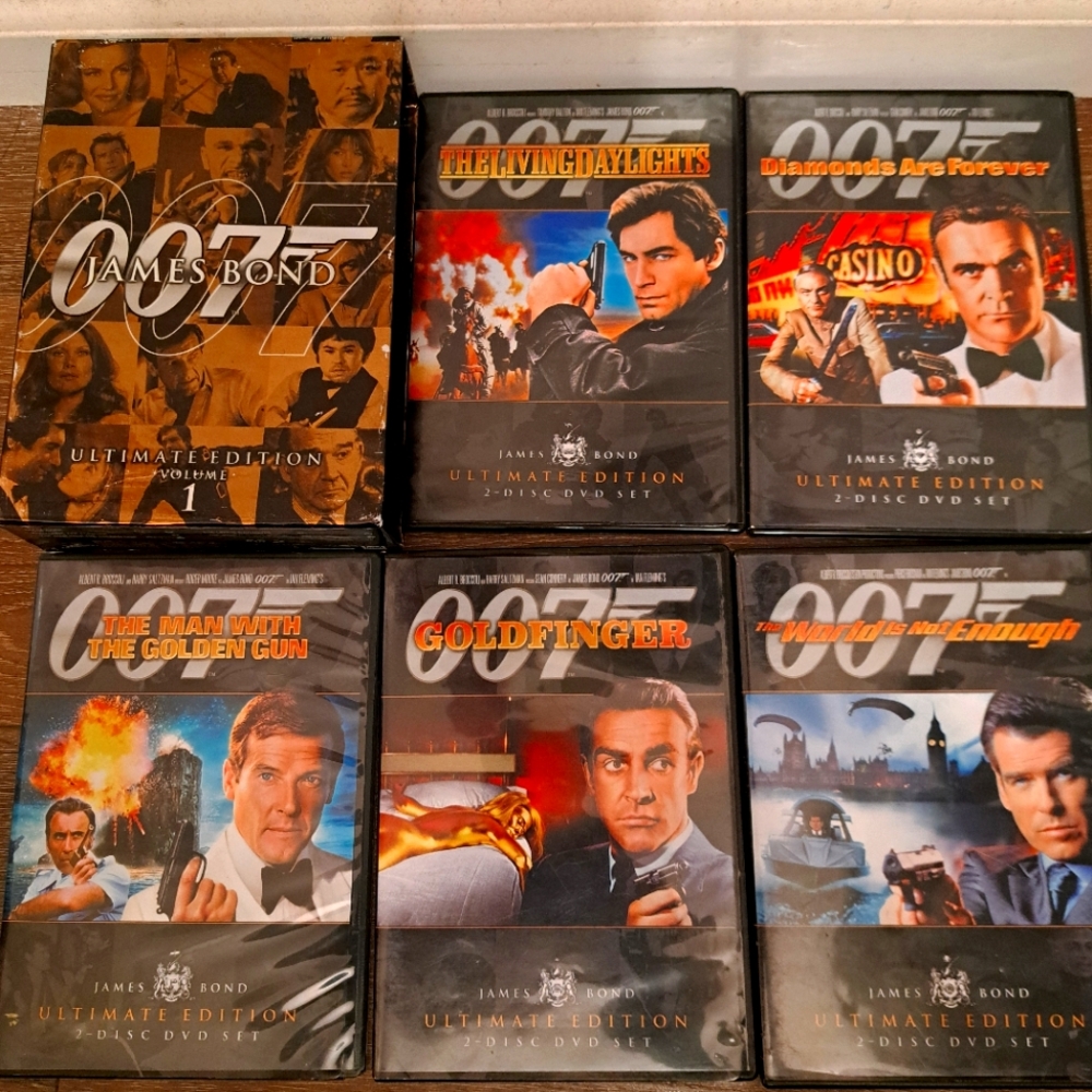 007 JAMES BOND 5 DVD Collection